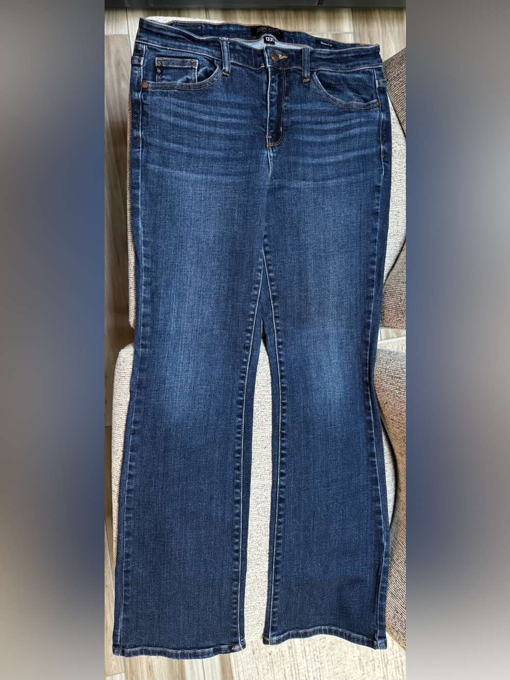 Judy Blue Boot Cut Jeans in Dark Indigo - Picture 2 of 3